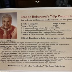 Jeanne Robertson - 7-Up cake