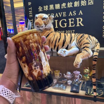 Tiger Sugar - 5 Brown Sugar w/ Milk Cap - Bubble Tea Near Me - Las Vegas, Nevada Tiger Sugar - 5 Brown Sugar w/ Milk Cap - Bubble Tea Near Me - Las Vegas, Nevada