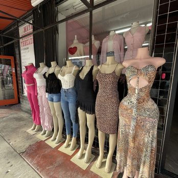 Pink Closet - Front line of mannequins for the feature pieces. - Accessories Near Me - Los Angeles, California Pink Closet - Front line of mannequins for the feature pieces. - Accessories Near Me - Los Angeles, California