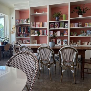 Rose Hip Market - Seating and cute book shelves with merch - Coffee & Tea Near Me - San Antonio, Texas Rose Hip Market - Seating and cute book shelves with merch - Coffee & Tea Near Me - San Antonio, Texas