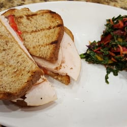 Life Cafe - Turkey melt w/ kale salad