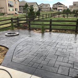 Cesars Concrete - Ashlar Stamped Patio