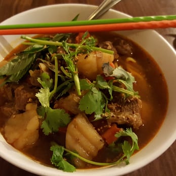 Cambod-Ican Kitchen - Caw goh: beef noodles in curry broth - Cambodian Near Me - Pittsburgh, Pennsylvania