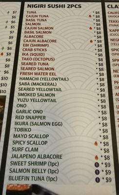 Menu photo 2 Sushi Tsunami Pleasant Hill, CA