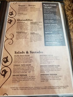 Menu photo 8 Tonala Mexican Restaurant Spanaway, WA Menu photo 8 Tonala Mexican Restaurant Spanaway, WA