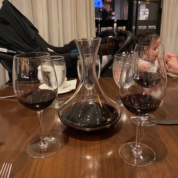 William & Henry Steakhouse - three wine glasses and a decanter - Steakhouses Near Me - Lynchburg, Virginia William & Henry Steakhouse - three wine glasses and a decanter - Steakhouses Near Me - Lynchburg, Virginia