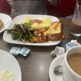 Gf toast, omelette