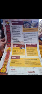 Menu photo 1 Cluckers Corydon, IN