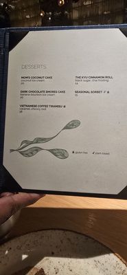 Menu photo 3 KYU Las Vegas, NV