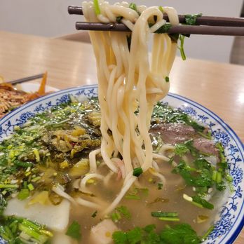 LAN Noodle - Beef noodle with pickled mustard green Thin noodles - Noodles Near Me - West Covina, California LAN Noodle - Beef noodle with pickled mustard green Thin noodles - Noodles Near Me - West Covina, California