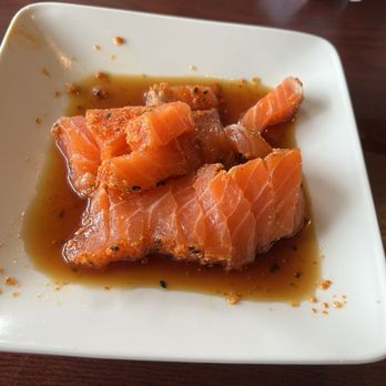 Sushi House - Pepper Salmon, a favorite! - Sushi Bars Near Me - Rocky Hill, Connecticut Sushi House - Pepper Salmon, a favorite! - Sushi Bars Near Me - Rocky Hill, Connecticut