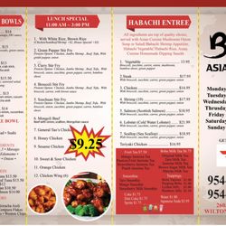 Asian star - Menu1