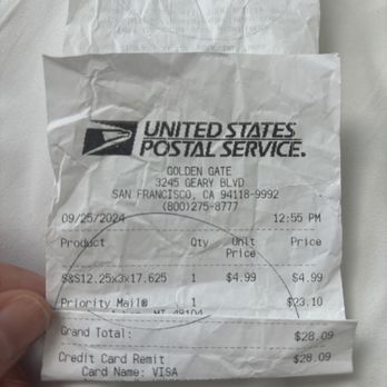 USPS - Dropped on the 25th for priority 2-day mail. The package hasn't left the facility 6 days later - Post Offices Near Me - San Francisco, California USPS - Dropped on the 25th for priority 2-day mail. The package hasn't left the facility 6 days later - Post Offices Near Me - San Francisco, California