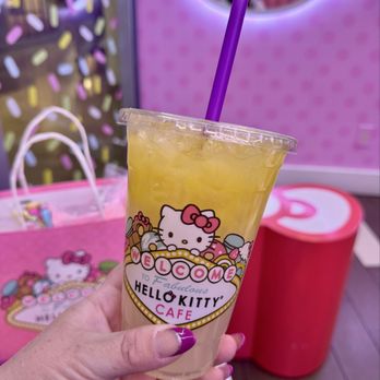 Hello Kitty Cafe - Mango pineapple lemonade - Themed Cafes Near Me - Las Vegas, Nevada