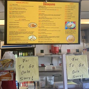 Great Mex Grill - Breakfast/Desayuno Menu - Mexican Near Me - Newport Beach, California