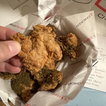 bb.q Chicken Burbank - Backside of Black Pepper Boneless - Chicken Shop Near Me - Burbank, California