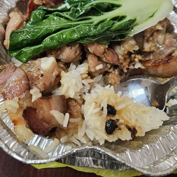 Sun Maxim's - Ordered the same thing but last time I had bok choy and lap-mei with my pork ribs. - Bakeries Near Me - San Francisco, California Sun Maxim's - Ordered the same thing but last time I had bok choy and lap-mei with my pork ribs. - Bakeries Near Me - San Francisco, California