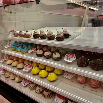 Casey's Cupcakes - This is what it looks like when you go early and say to yourself."we will come back later and get our favorites..." - Cupcakes Near Me - Riverside, California