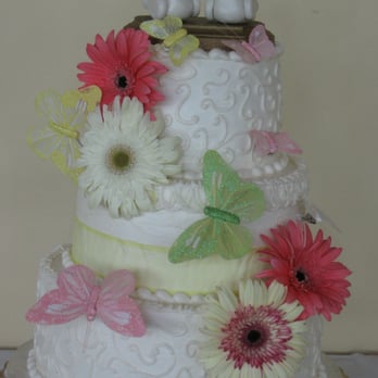 Gwens Wedding Cakes - a three tiered wedding cake - Bakeries Near Me - Riner, Virginia