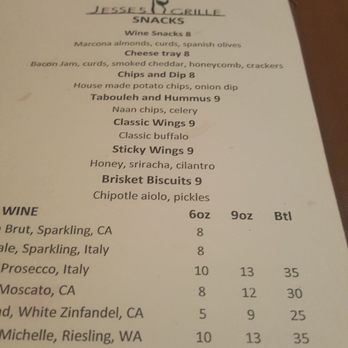 Jesse's Grille - Wine menu - New American Near Me - Normal, Illinois Jesse's Grille - Wine menu - New American Near Me - Normal, Illinois