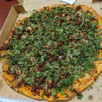Asada Pizza - Asada pizza, with extra cilantro - Pizza Near Me - Los Angeles, California Asada Pizza - Asada pizza, with extra cilantro - Pizza Near Me - Los Angeles, California