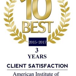 Digby Family Law - American Institute Of Family Law Attorneys - Client Satisfaction Award 3 years in a row