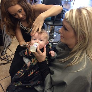 Salon Karisma - Inez w/ my son's first hair cut - Hair Salons Near Me - Modesto, California