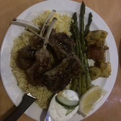Plaza Restaurant - Delicious New Zealand Rack of Lamb.