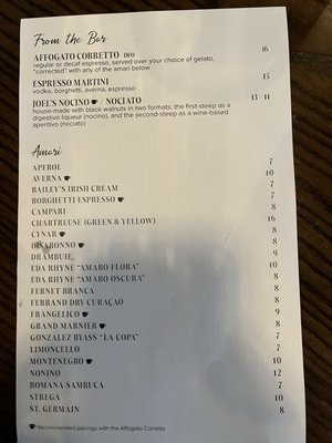 Menu photo 2 Gemelli Restaurant Asheville, NC