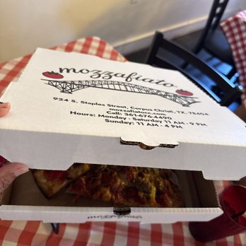 Mozzafiato - We had enough pizza to go after our feast!! - Pizza Near Me - Corpus Christi, Texas Mozzafiato - We had enough pizza to go after our feast!! - Pizza Near Me - Corpus Christi, Texas