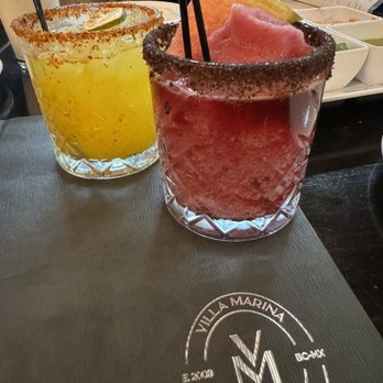 Villa Marina - Mezcal margarita and watermelon margarita. 10/10. So good. - Seafood Near Me - El Sauzal, BCN Villa Marina - Mezcal margarita and watermelon margarita. 10/10. So good. - Seafood Near Me - El Sauzal, BCN