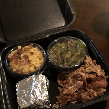 Mission BBQ - Pulled Chicken, Green Beans and Mac - Barbeque Near Me - Brandon, Florida Mission BBQ - Pulled Chicken, Green Beans and Mac - Barbeque Near Me - Brandon, Florida