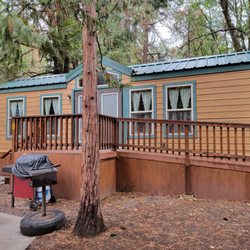 Koa Kampgrounds - One of our deluxe lodges!