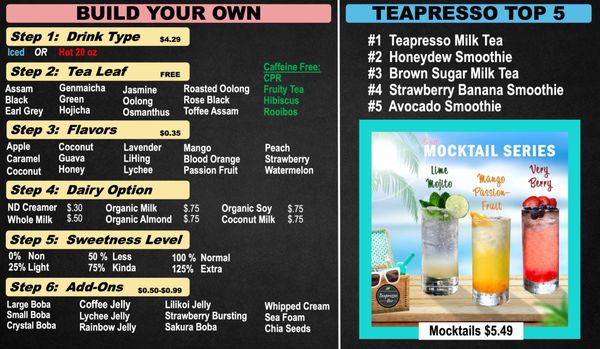 Menu photo 5 Teapresso Bar Wahiawa, HI Menu photo 5 Teapresso Bar Wahiawa, HI
