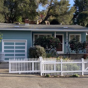 Willy's Painting - Front fence and side driveway fence, iron porch rails, exterior body color and trim. - Painters Near Me Willy's Painting - Front fence and side driveway fence, iron porch rails, exterior body color and trim. - Painters Near Me