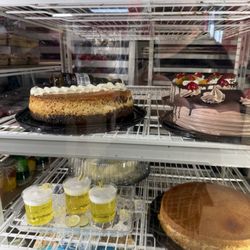 I took pictures of the cake options to send to my husband. We got a tres leches and a flan and loved them both!!