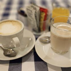Cappuccino and Latte Macchiato