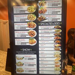 CM Chicken - Menu