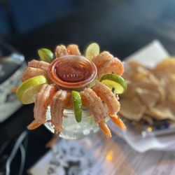 Wrecked at The Reef - American shrimp cocktail ($13)