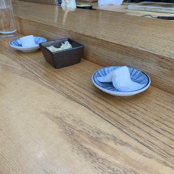 Sushi Lab Rooftop - Wet towelettes to wipe your fingers after each sushi - Japanese Near Me - New York, New York Sushi Lab Rooftop - Wet towelettes to wipe your fingers after each sushi - Japanese Near Me - New York, New York