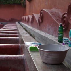 Parque el Chorro - Como verán, los lavaderos siguen funcionando.