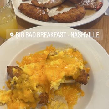 Big Bad Breakfast - Franklin - French Toast and cat head chicken biscuit with eggs - Breakfast & Brunch Near Me - Franklin, Tennessee Big Bad Breakfast - Franklin - French Toast and cat head chicken biscuit with eggs - Breakfast & Brunch Near Me - Franklin, Tennessee