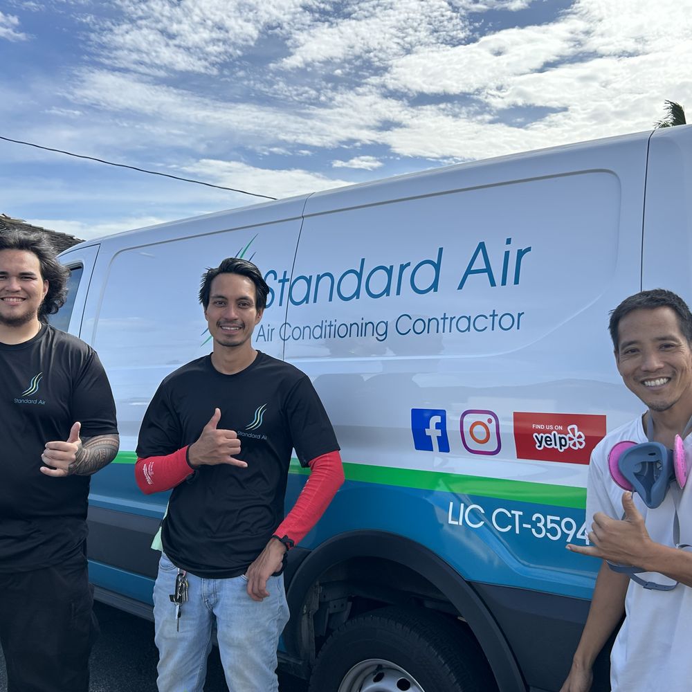 Standard Air - Standard Air owner Palani Chang & I - Heating & Air Conditioning/HVAC Near Me - Kaneohe, Hawaii Standard Air - Standard Air owner Palani Chang & I - Heating & Air Conditioning/HVAC Near Me - Kaneohe, Hawaii