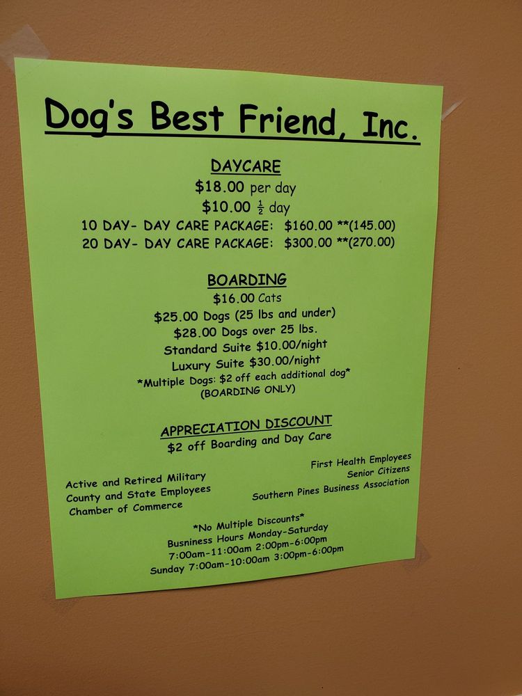 DOGS’ BEST FRIEND 138 Photos & 20 Reviews 225D Pinehurst Ave