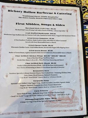 Menu photo 4 Hickory Hollow Barbeque Ellenton, FL