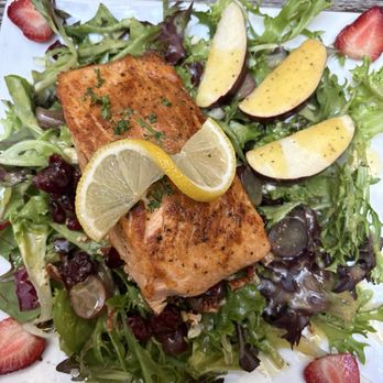 Cook’d - Cranberry apple salad with salmon. - Pizza Near Me - Minden, Nevada
