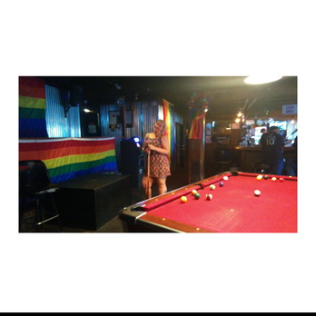 The Mineshaft - Happy girl playing pool. - Gay Bars Near Me - Long Beach, California The Mineshaft - Happy girl playing pool. - Gay Bars Near Me - Long Beach, California
