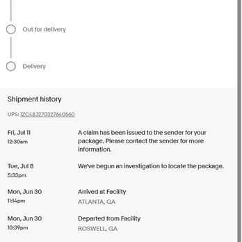 UPS Customer Service - Nothing makes it out of Atlanta, GA UPS location. - Shipping Centers Near Me