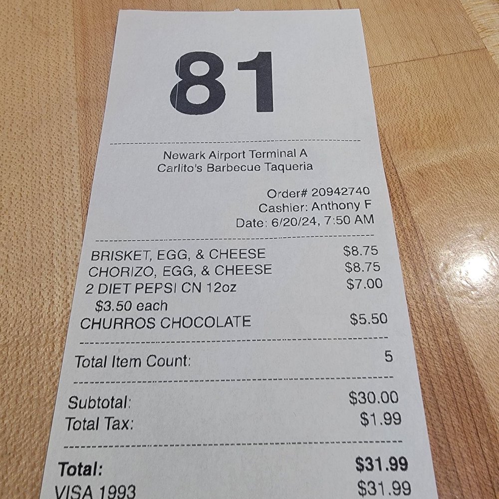 Carlitos Barbeque Taqueria - The quality of the food was well worth this price. Anthony was very helpful and courtesy. - Tacos Near Me - Elizabeth, New Jersey