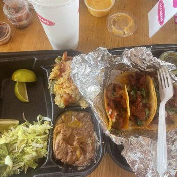 Taco Cabana - Burrito Combo with rice and beans. - Mexican Near Me - Austin, Texas Taco Cabana - Burrito Combo with rice and beans. - Mexican Near Me - Austin, Texas